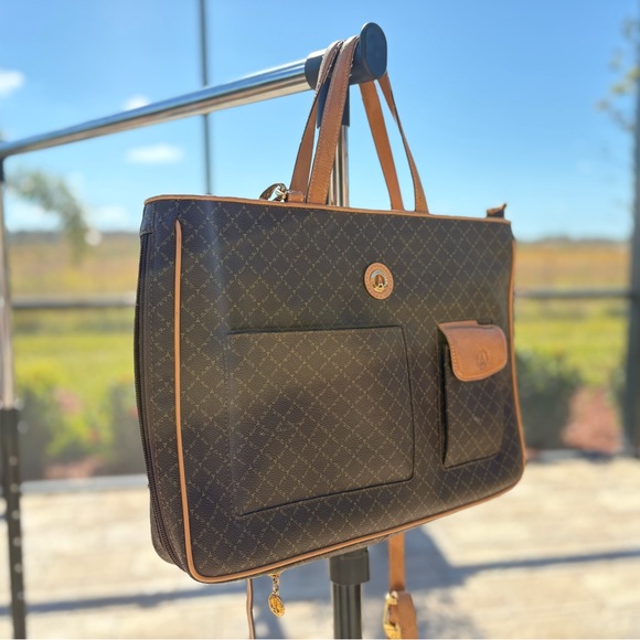 Vintage La Tour Eiffel Paris 1887 Tote Bag | Monogram Print | Organizer Included - Picture 3 of 13